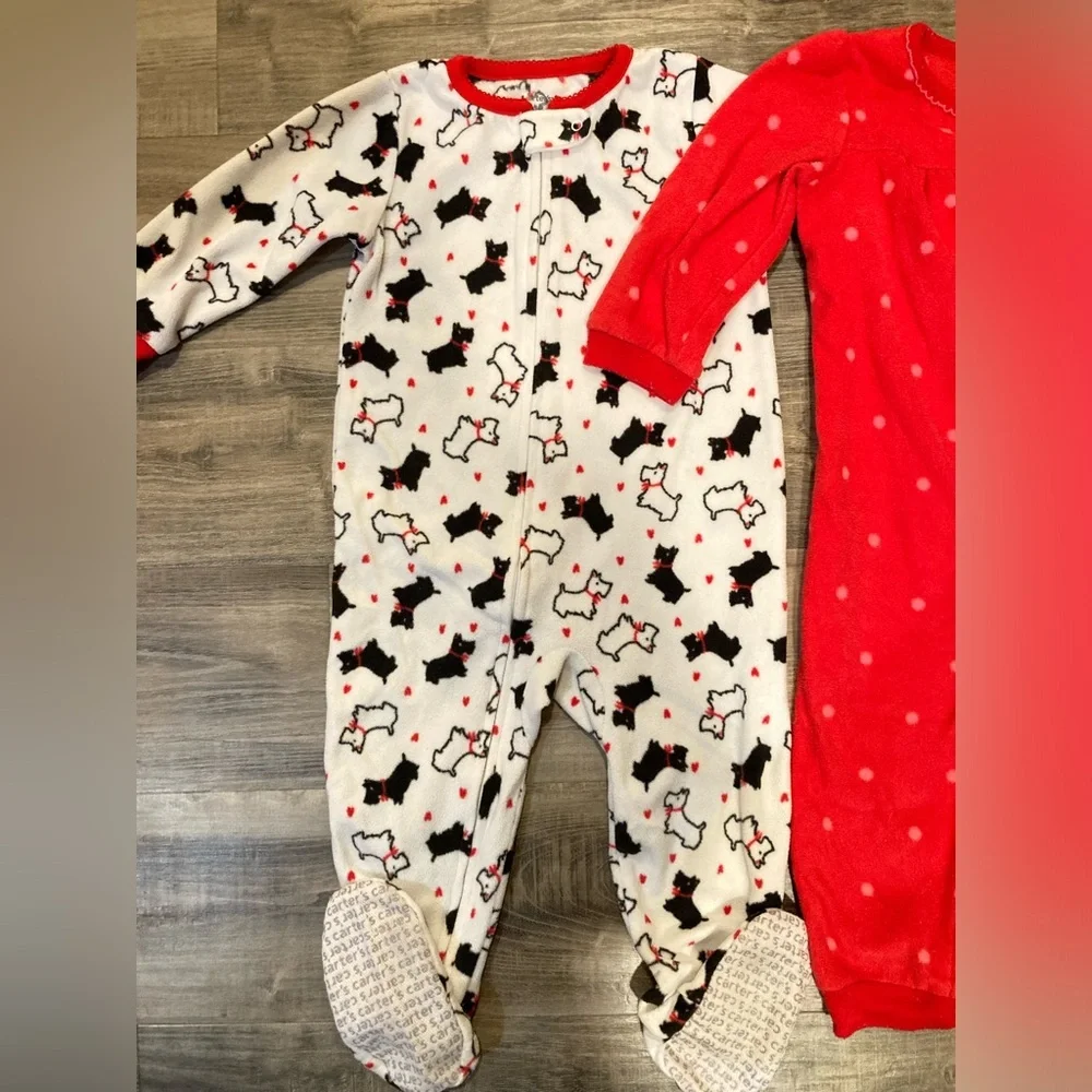 Carter's fleece pajama sleepers